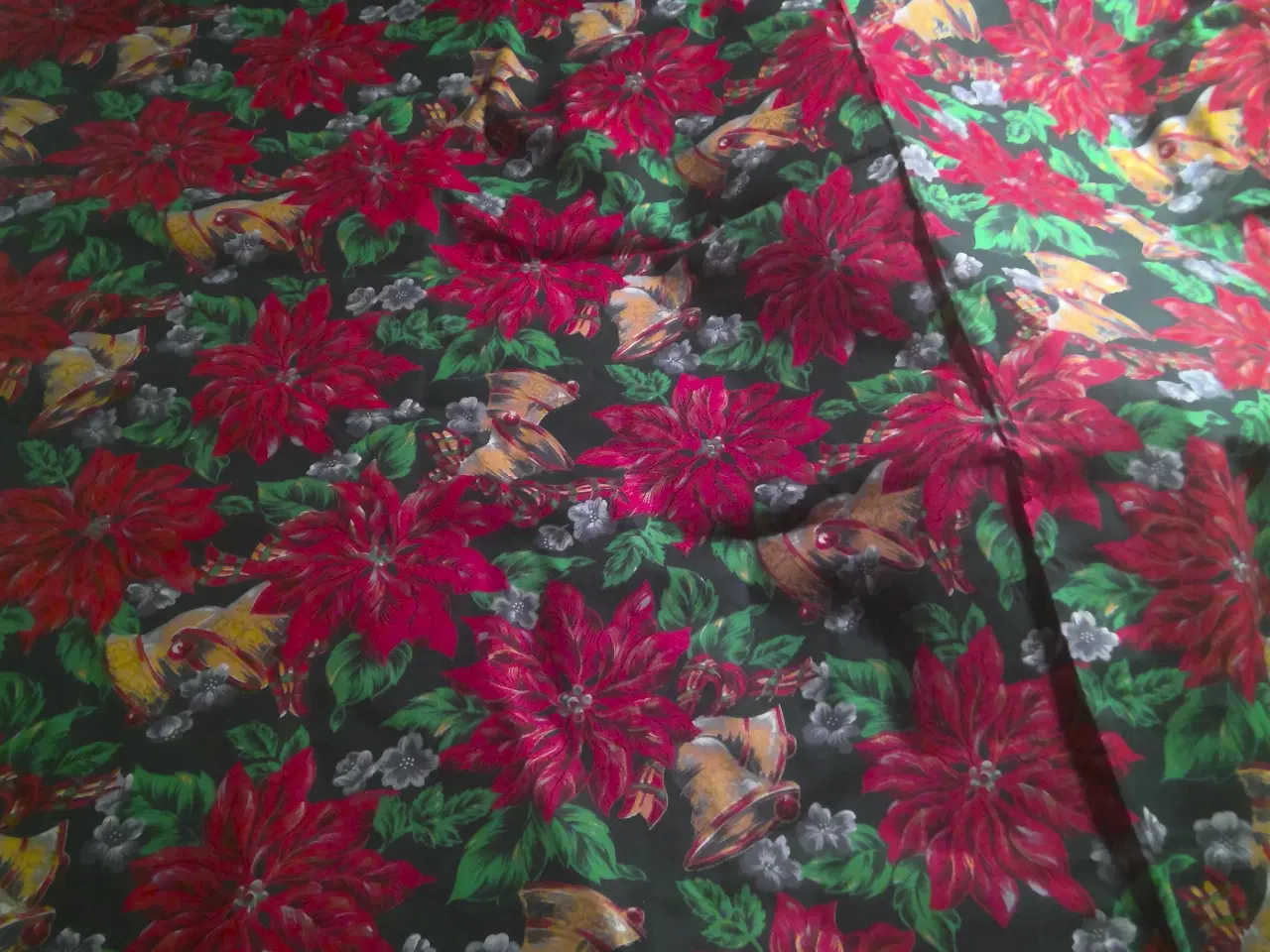 Billede 2 - Julestof i bommuld.