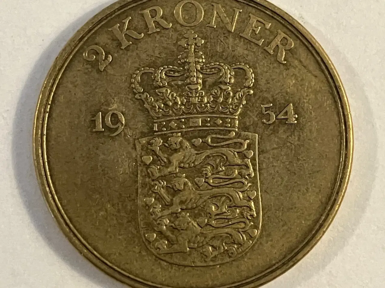Billede 1 - 2 Kroner Danmark 1954