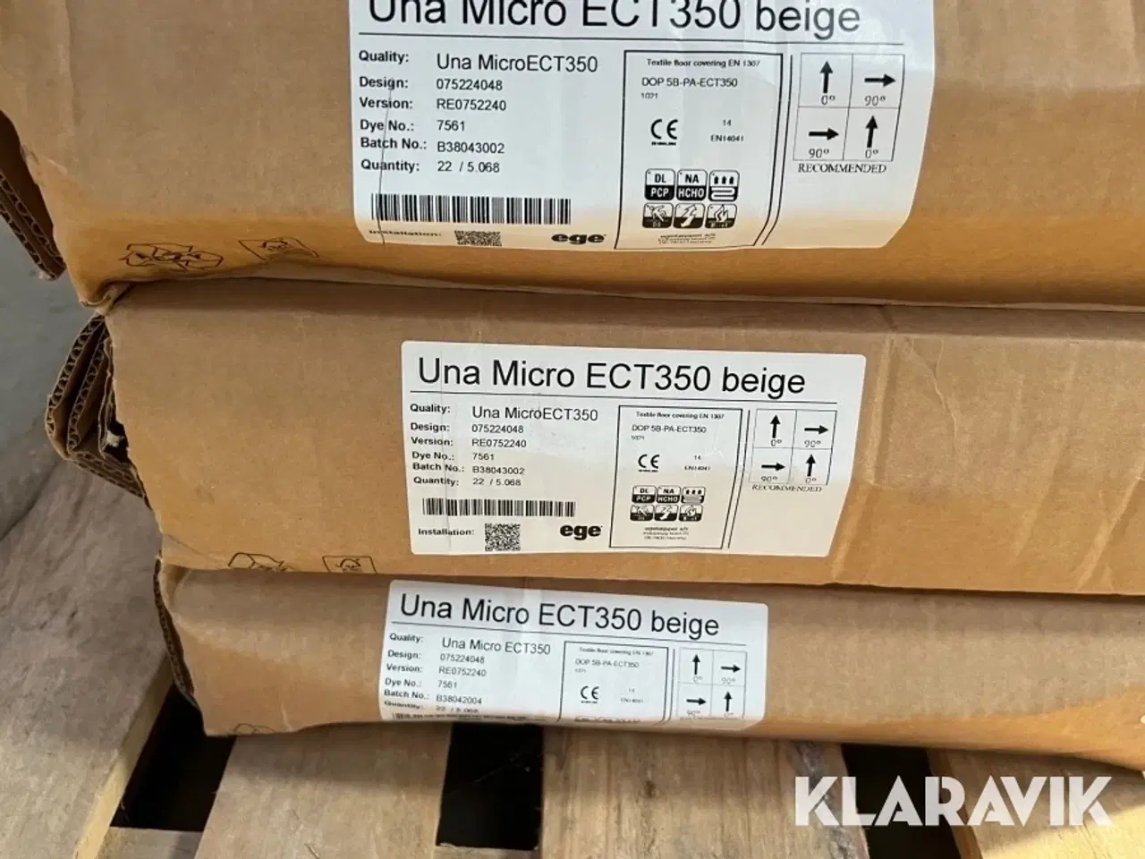 Billede 8 - Tæppefliser Ege 50,6 m2 beige