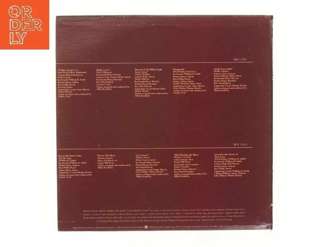 Billede 2 - Vinyl album - Back Stairs of My Life af Dianne Brooks