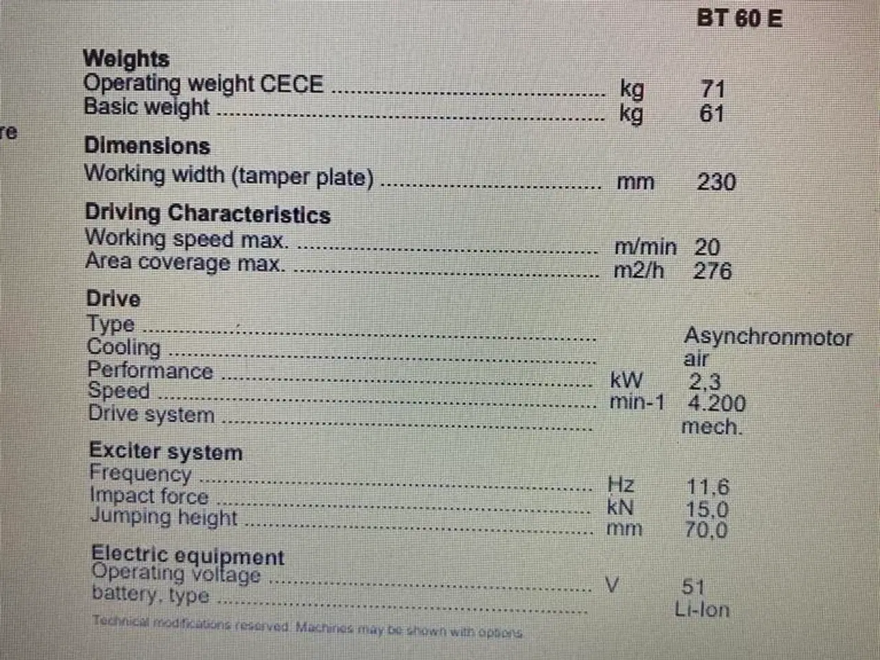 Billede 14 - Bomag BT 60E Elstamper/jordloppe med batteripakke og lader