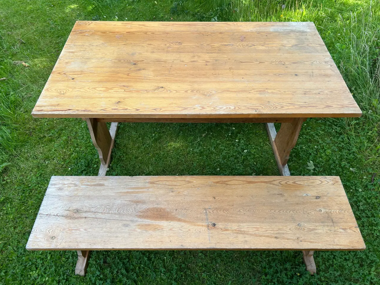 Billede 4 - Bord bænke sæt til havestuen /gildestue