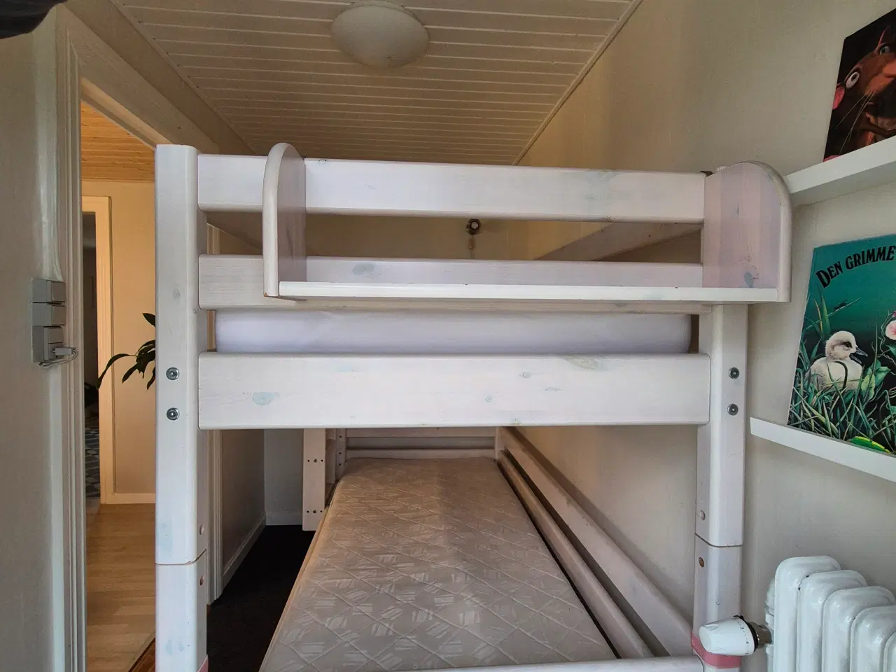 Billede 4 - Flexa Køjeseng med gode 90x200 cm madrasser 