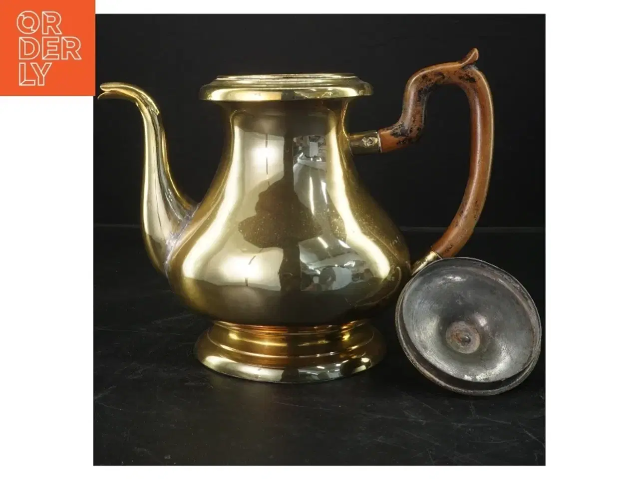 Billede 1 - Messing kande (str. 22x25 cm)