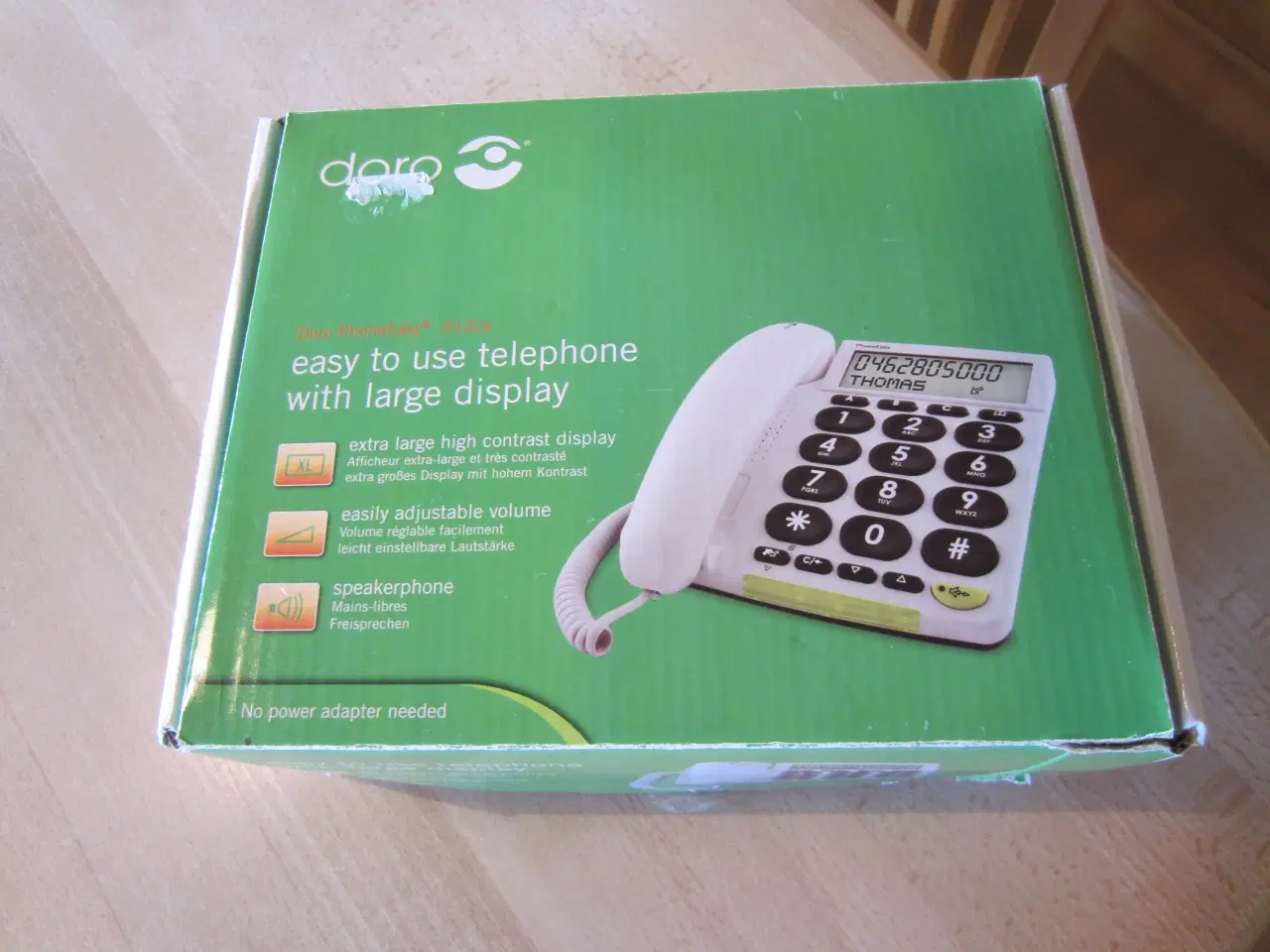 Billede 3 - Ældrevenlig telefon Doro Phone Easy 312cs