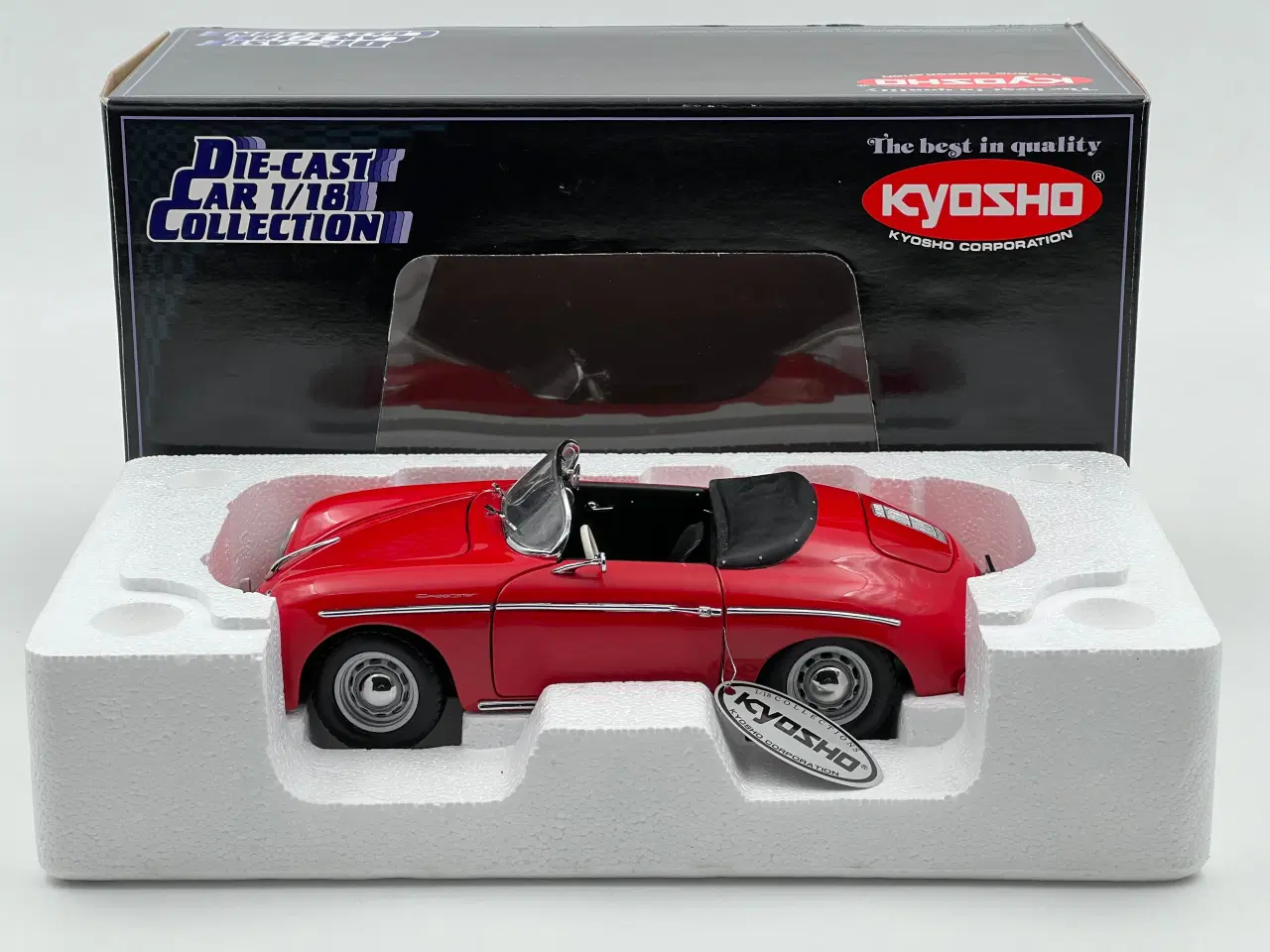 Billede 9 - 1955 Porsche 356A  / 1600 Speedster KYOSHO - 1:18