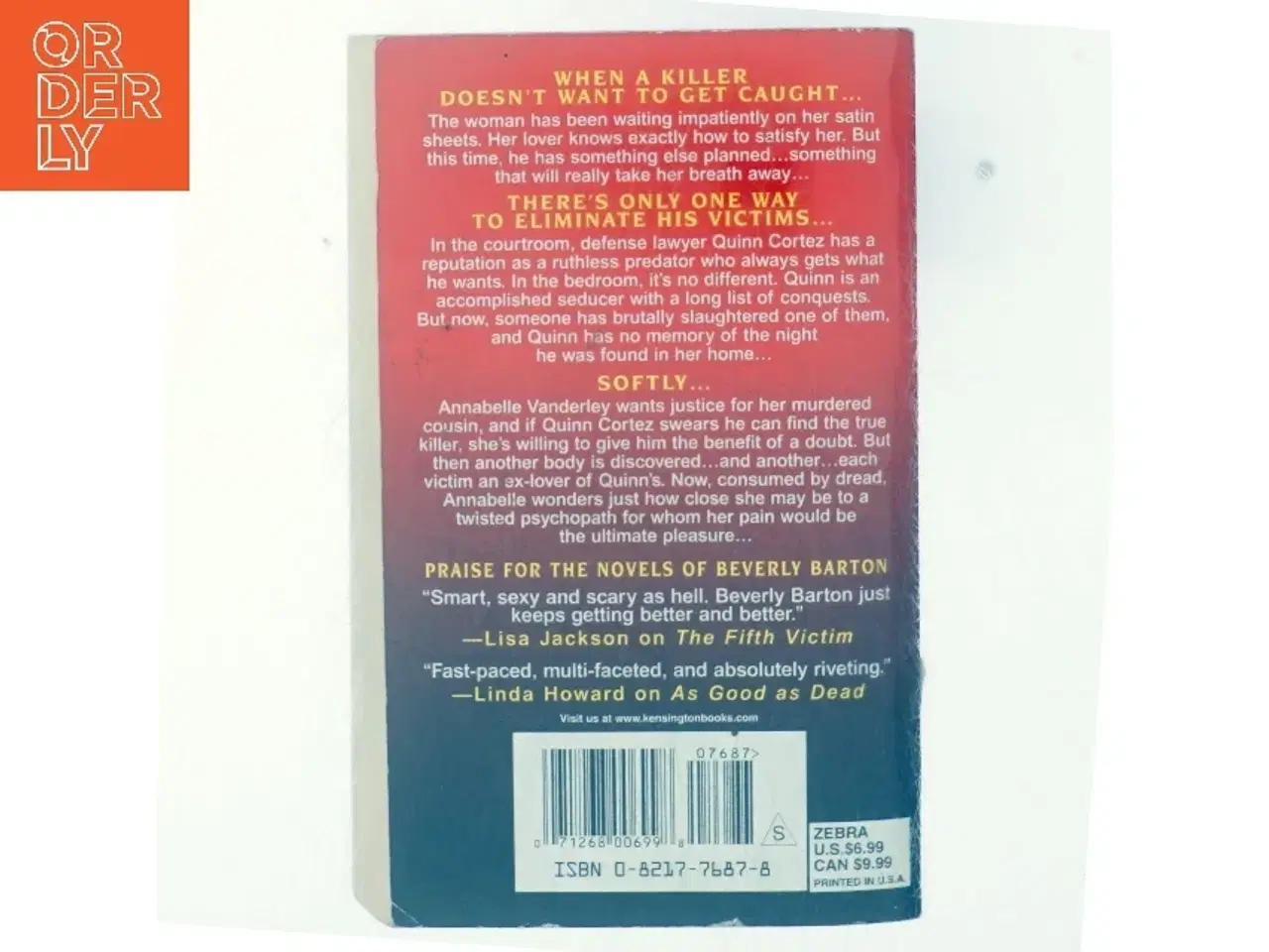 Billede 3 - Killing her Softly af Beverly Barton (Bog)