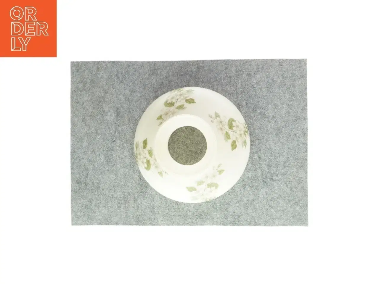 Billede 3 - lampeskærm i glas  (str. HØ 24x28 cm)