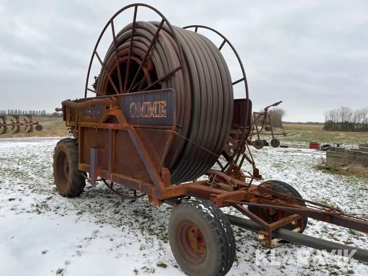 Billede 2 - Vandingsmaskine Omme Ks-110 375 meters slange