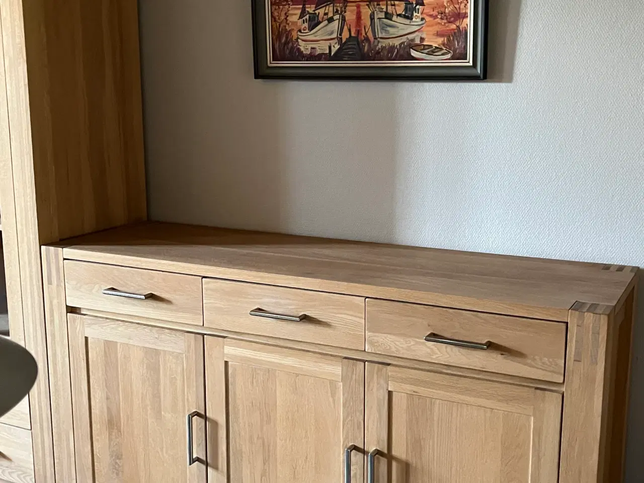 Billede 2 - Spisestuemøbler Sæbebehandlet Eg 