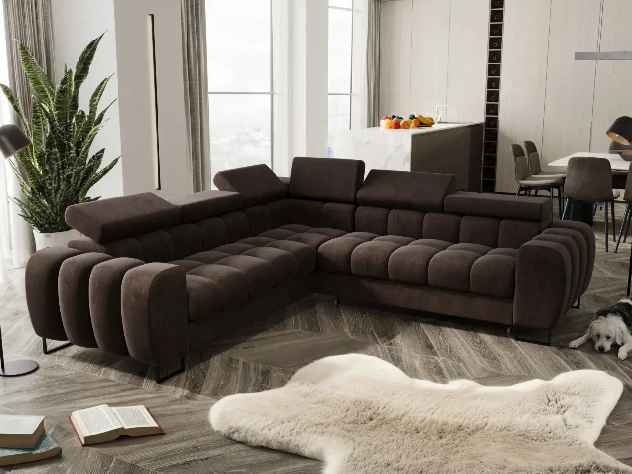 Billede 5 - ASPER MAX HJØRNESOFA 260x260 CM U-9 HØJRE