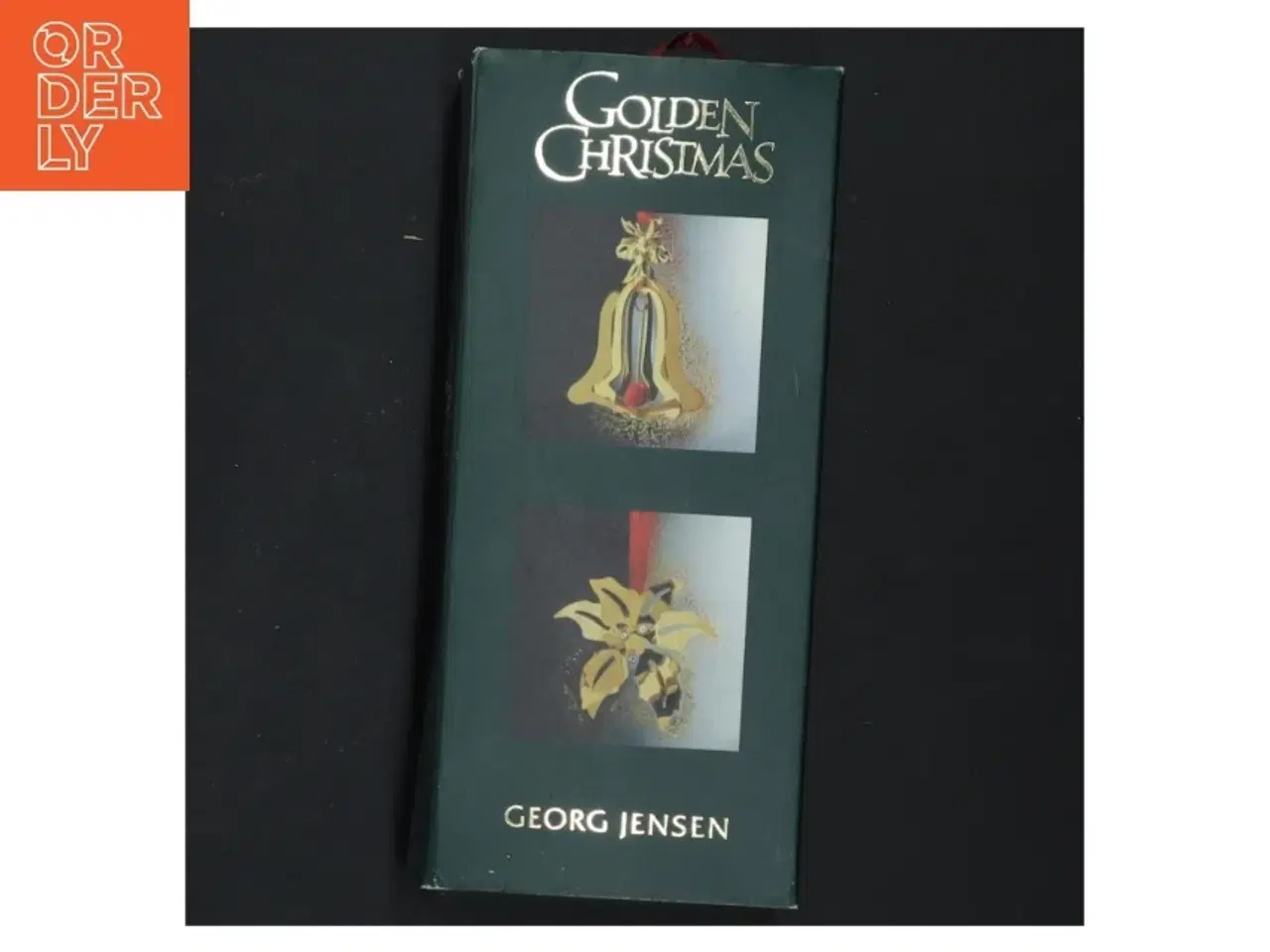 Billede 3 - Årsjulepynt fra Georg Jensen 1998 og 2001, i forgyldt messing. Juleklokke og julestjerne