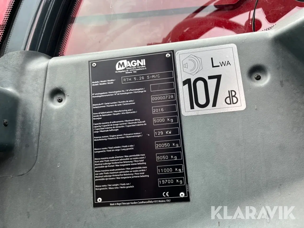 Billede 7 - Rotations Teleskoplæsser Magni RTH5.26S M/C Med Kranspil