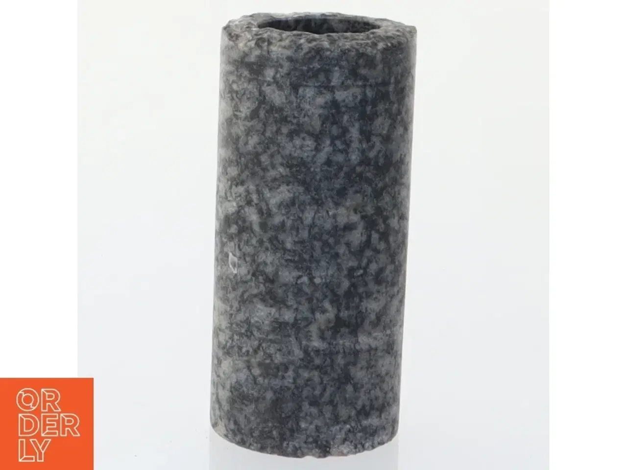 Billede 1 - Marmor lysestage (str. 7 og en halv x 3 og en halv cm)