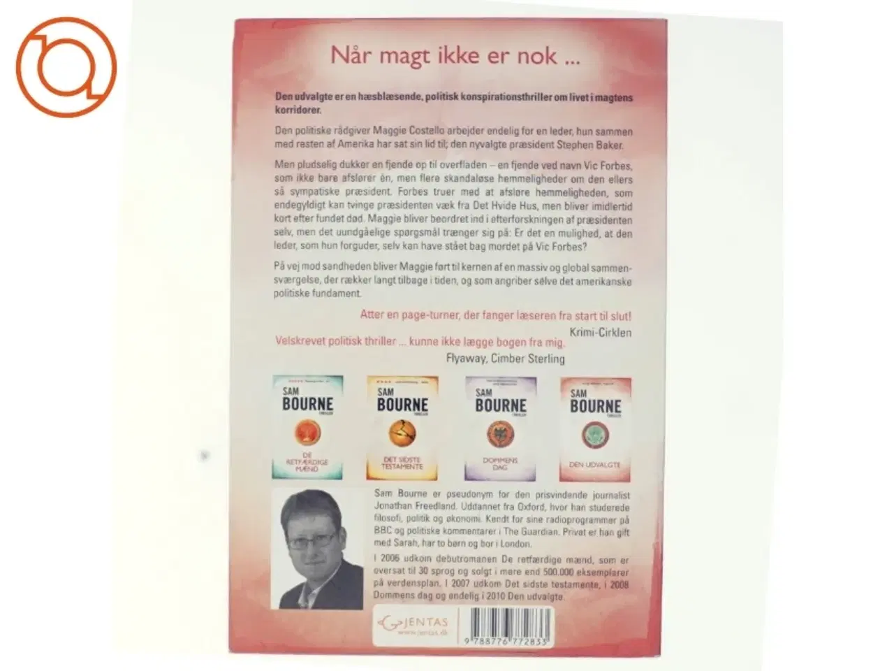 Billede 3 - Den udvalgte af Sam Bourne (Bog)