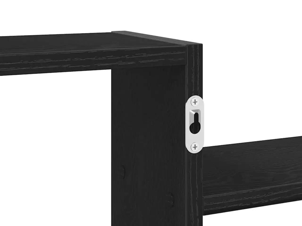 Billede 9 - Væghylde 104x15x49 cm konstrueret træ sort egetræsfarve