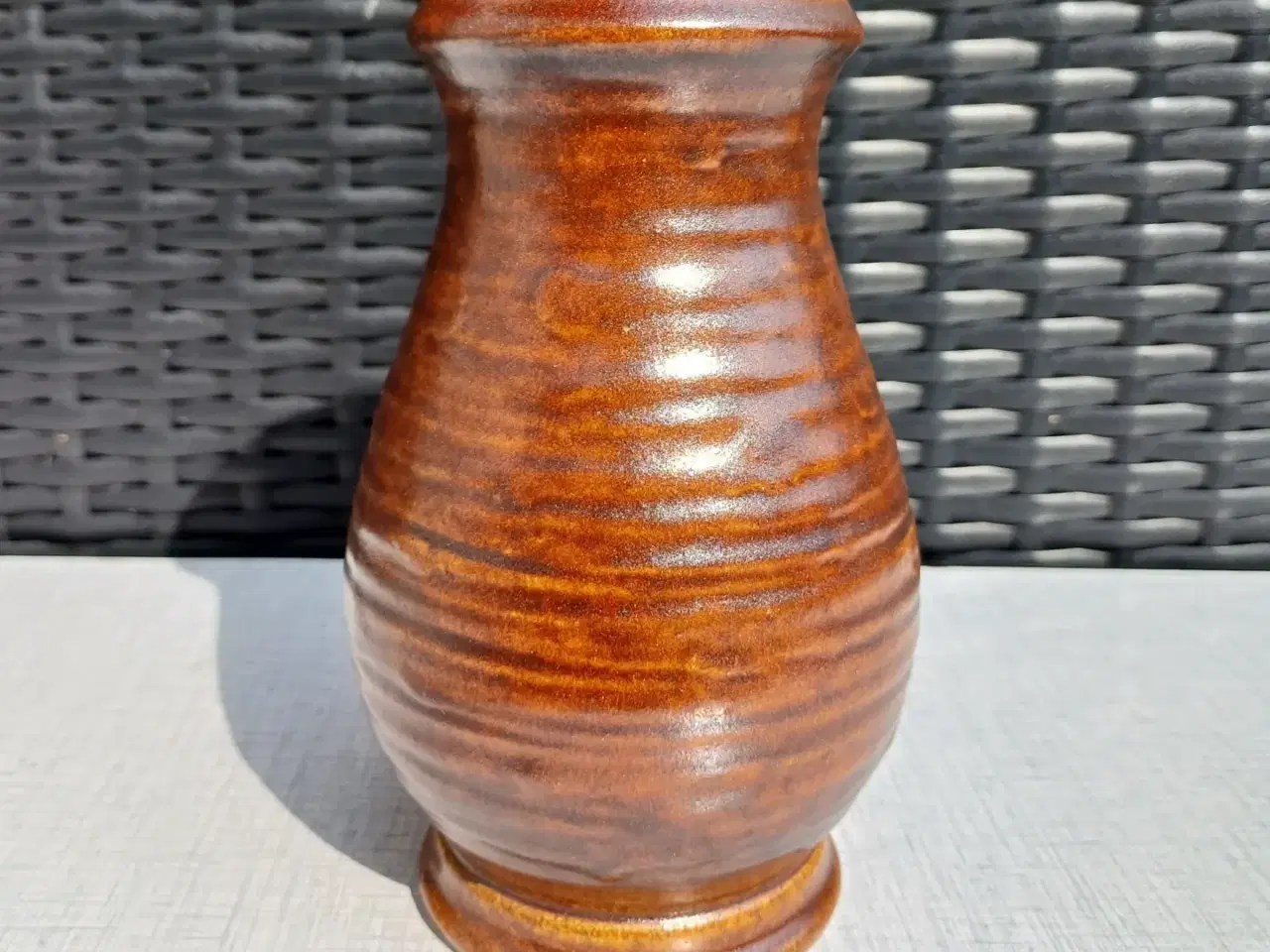 Billede 3 - Brun vase. West Germany - Bay 740-14.