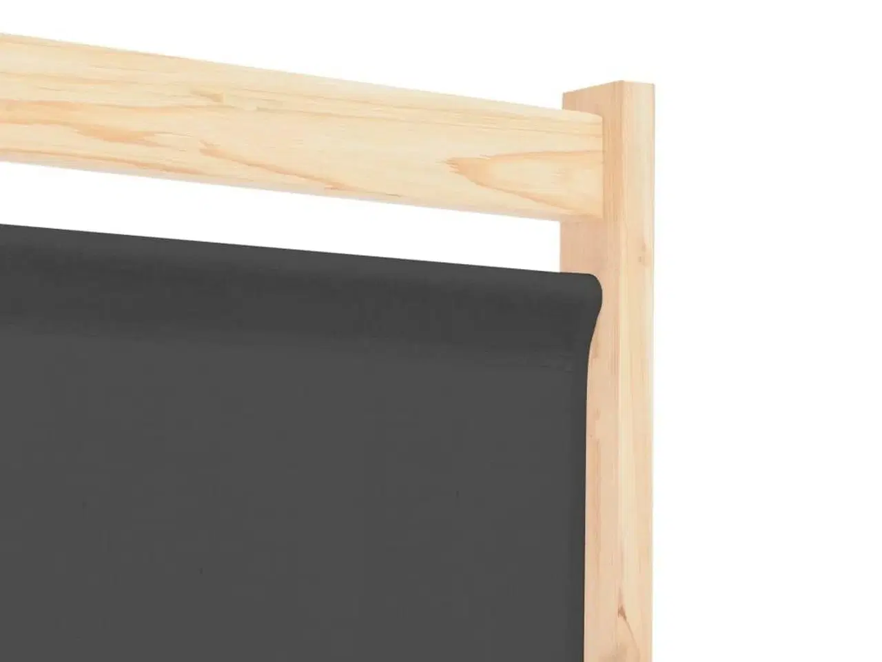Billede 6 - 6-panelers rumdeler 240 x 170 x 4 cm stof grå