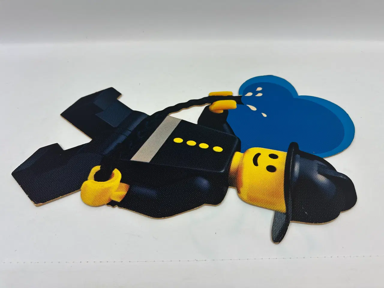 Billede 9 - Vintage LEGO papskilt / reklameskilt m. brandmand