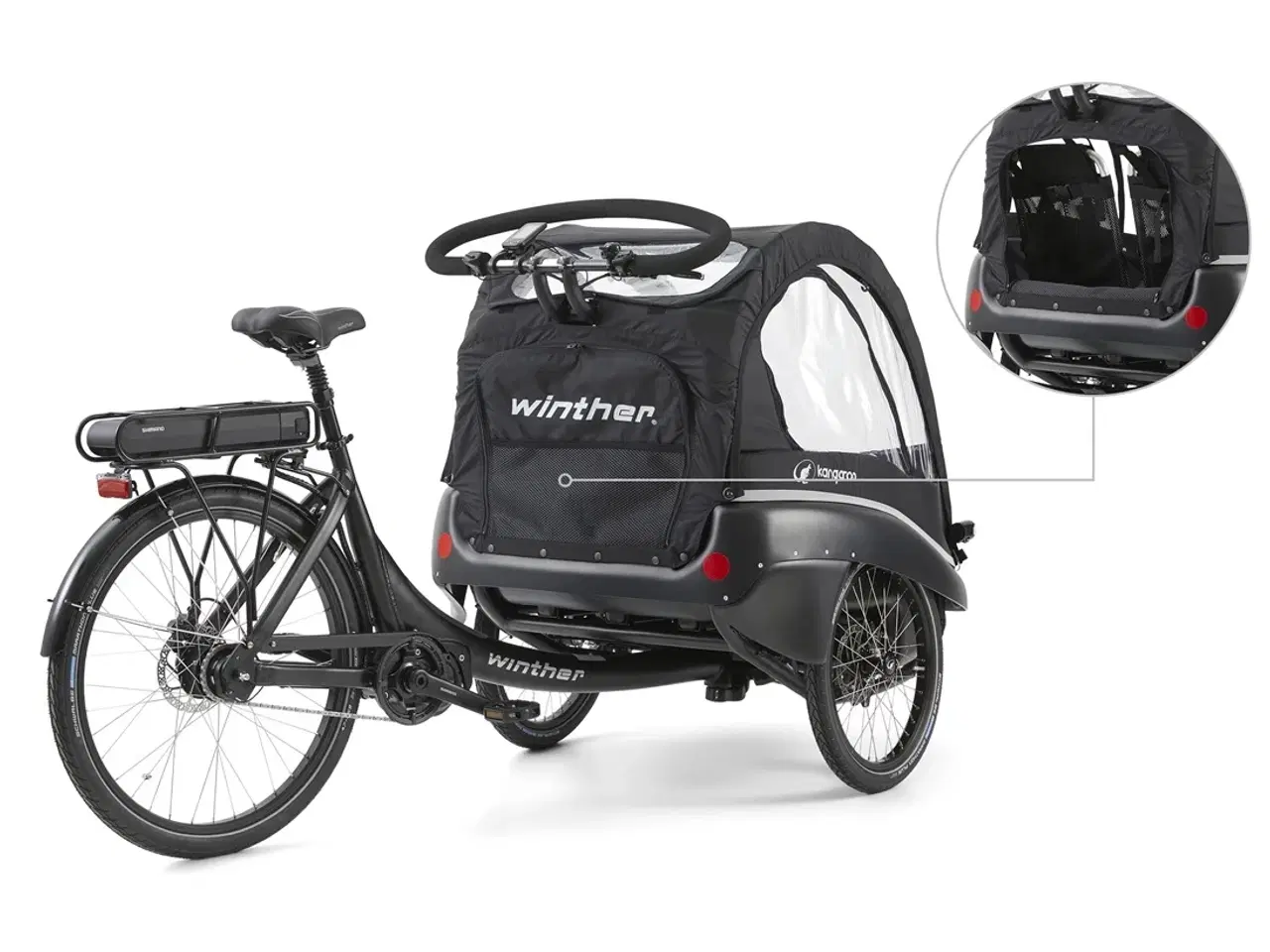 Billede 3 - Winther Kangaroo Luxe, Shimano Steps Centermotor  