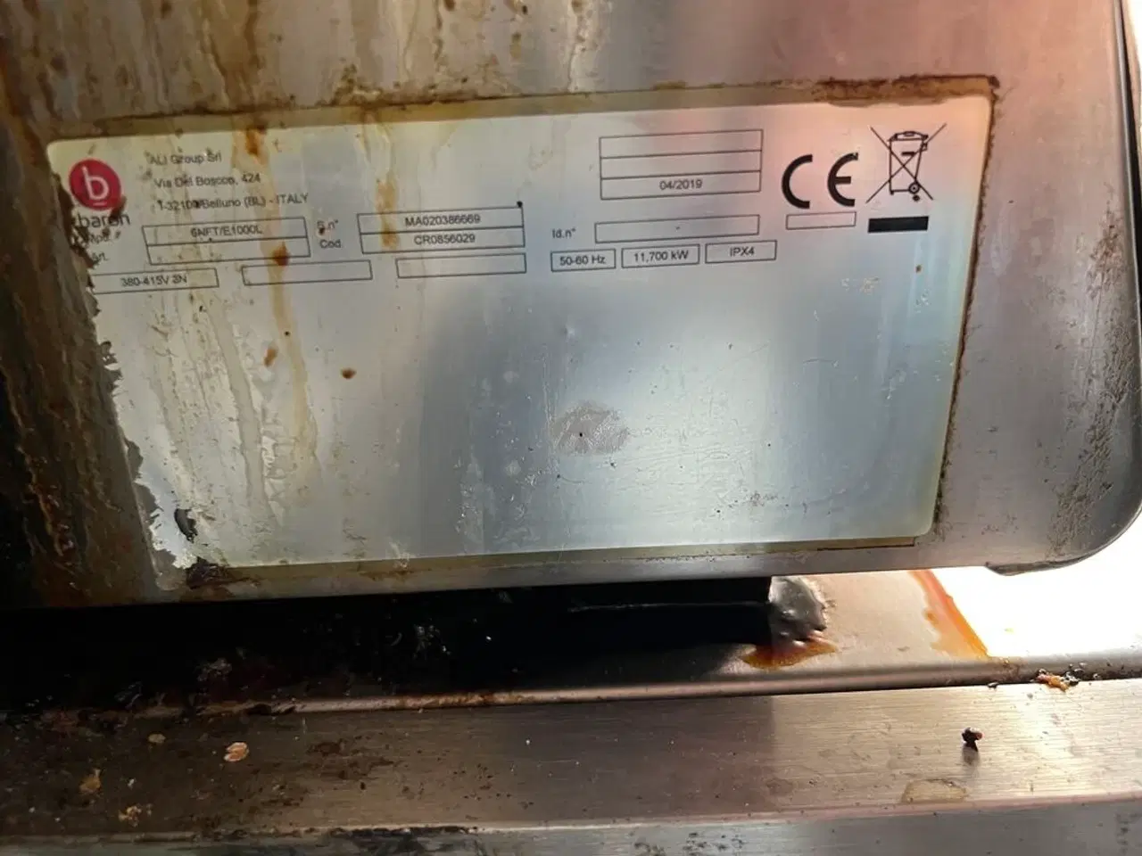 Billede 4 - Elektrisk stegepande BARON 6NFT/E1000L 100 cm