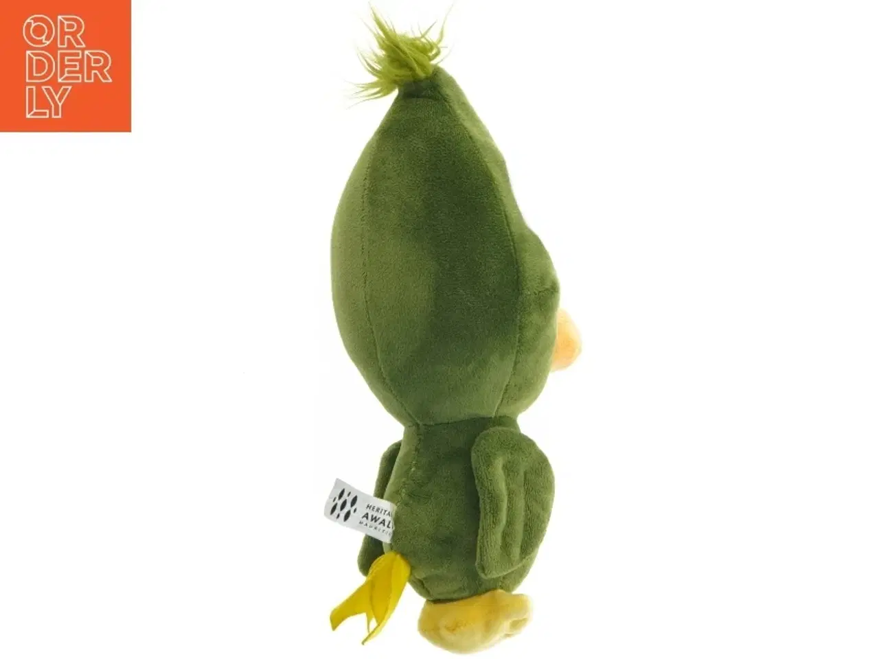 Billede 3 - Grøn plysfugl fra Wally Plush Toys (str. 30 cm)