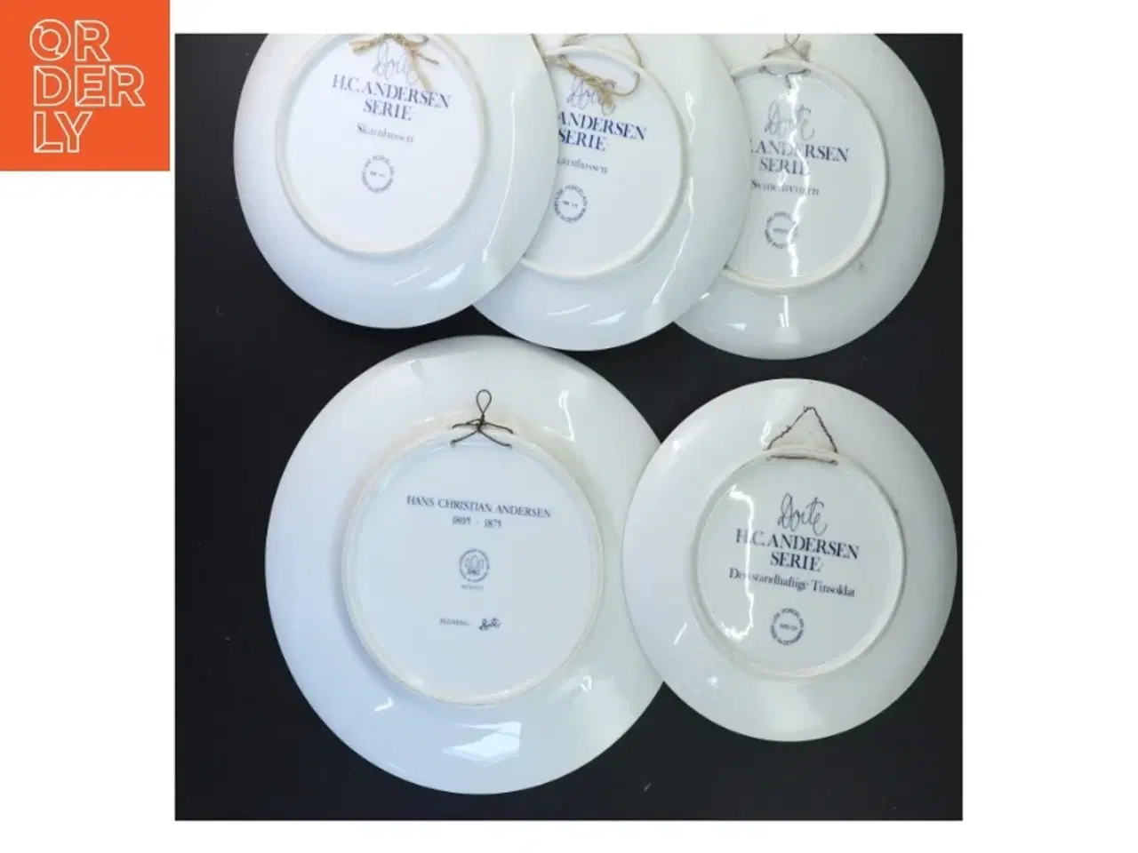 Billede 3 - Blå og hvid porcelænsplattesæt (str. Ø 19,5&ø25 cm) fra B&G