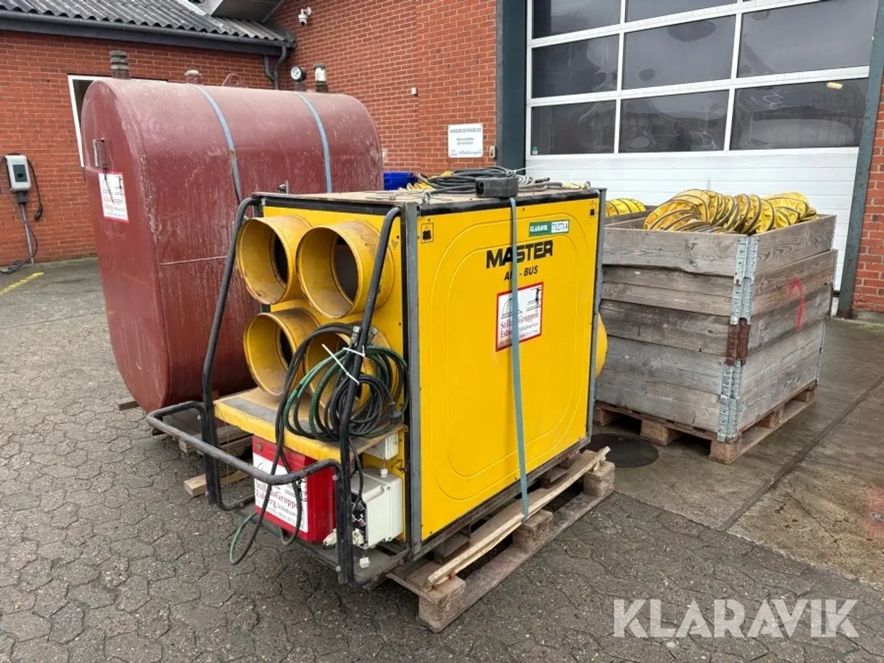 Billede 1 - Varme kanon Master AUR-BUS BV 740 FS - 1200 L diesel inklusiv tank