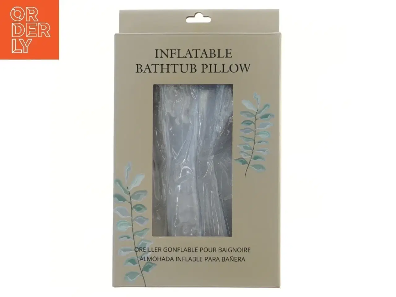 Billede 1 - Oppustelig badepude fra Design Cave (str. 29x19 cm)