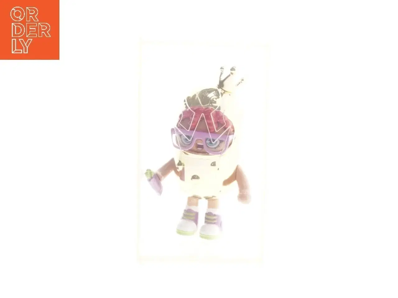 Billede 1 - Figur med kongekrone og solbriller fra Kidrobot (str. 13x7x7 cm)