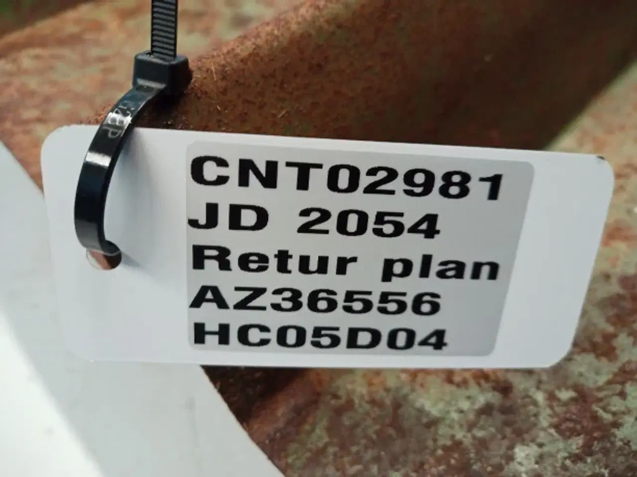 Billede 15 - John Deere 2054 Tilbageløbsplan AZ36556