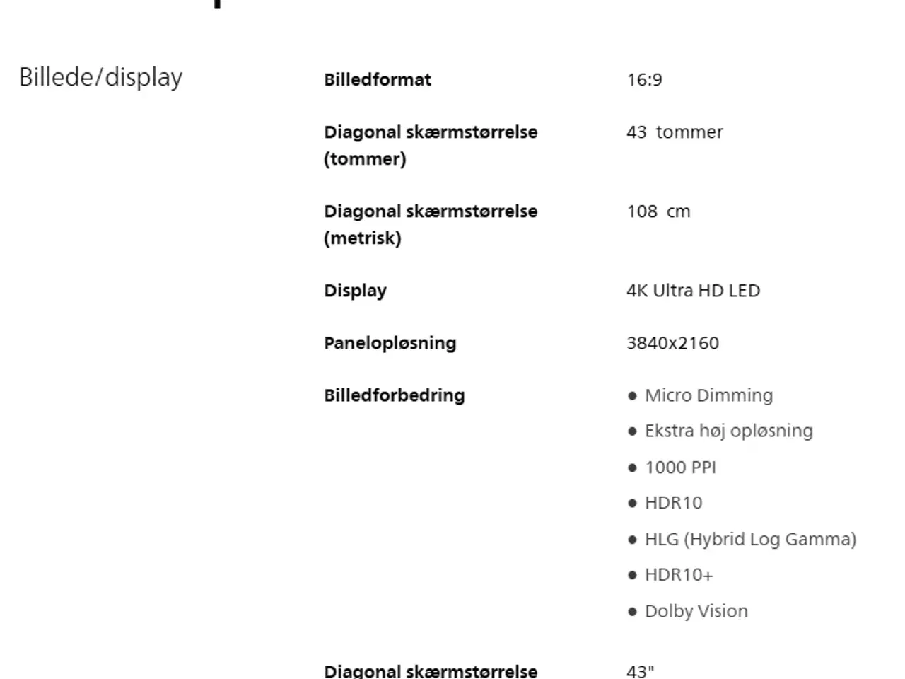 Billede 5 - Philips 43" 4K UHD Smart-TV med ophæng