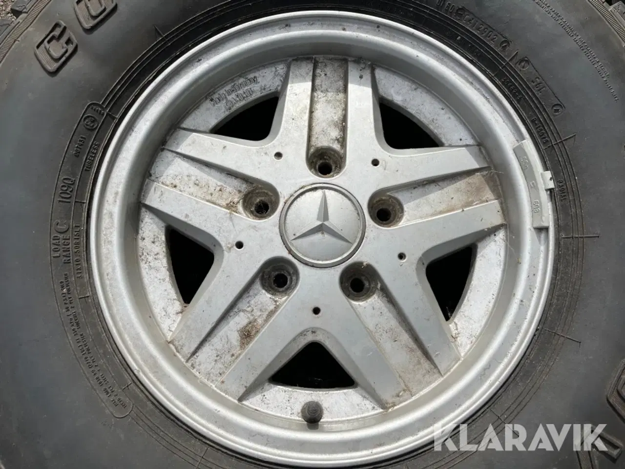 Billede 10 - Vinterhjul komplet 31x10.50R15LT fra Mercedes G-klasse