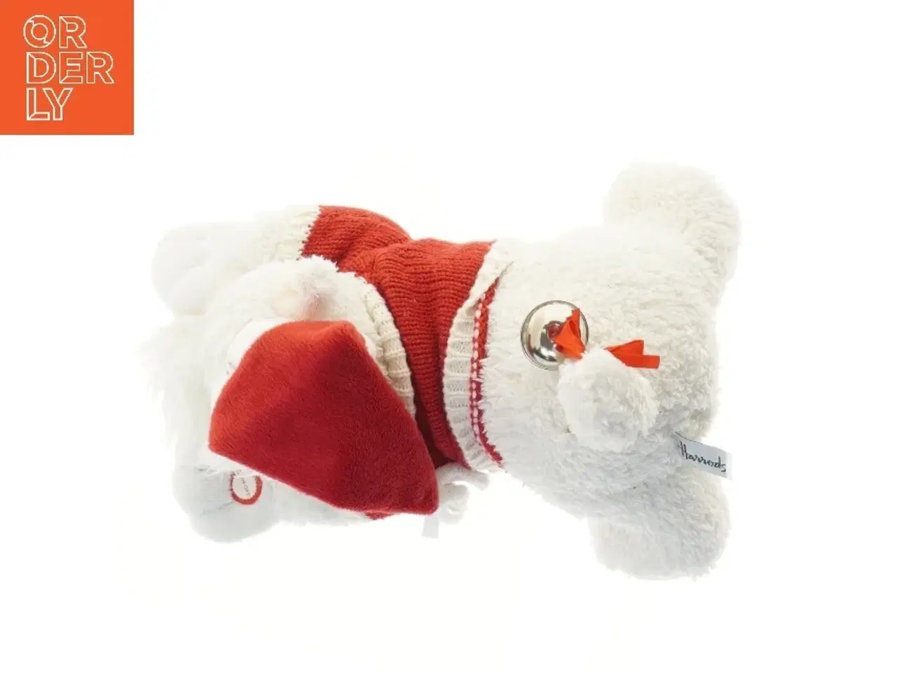 Billede 3 - Bamse med julesweater (str. 32 cm)