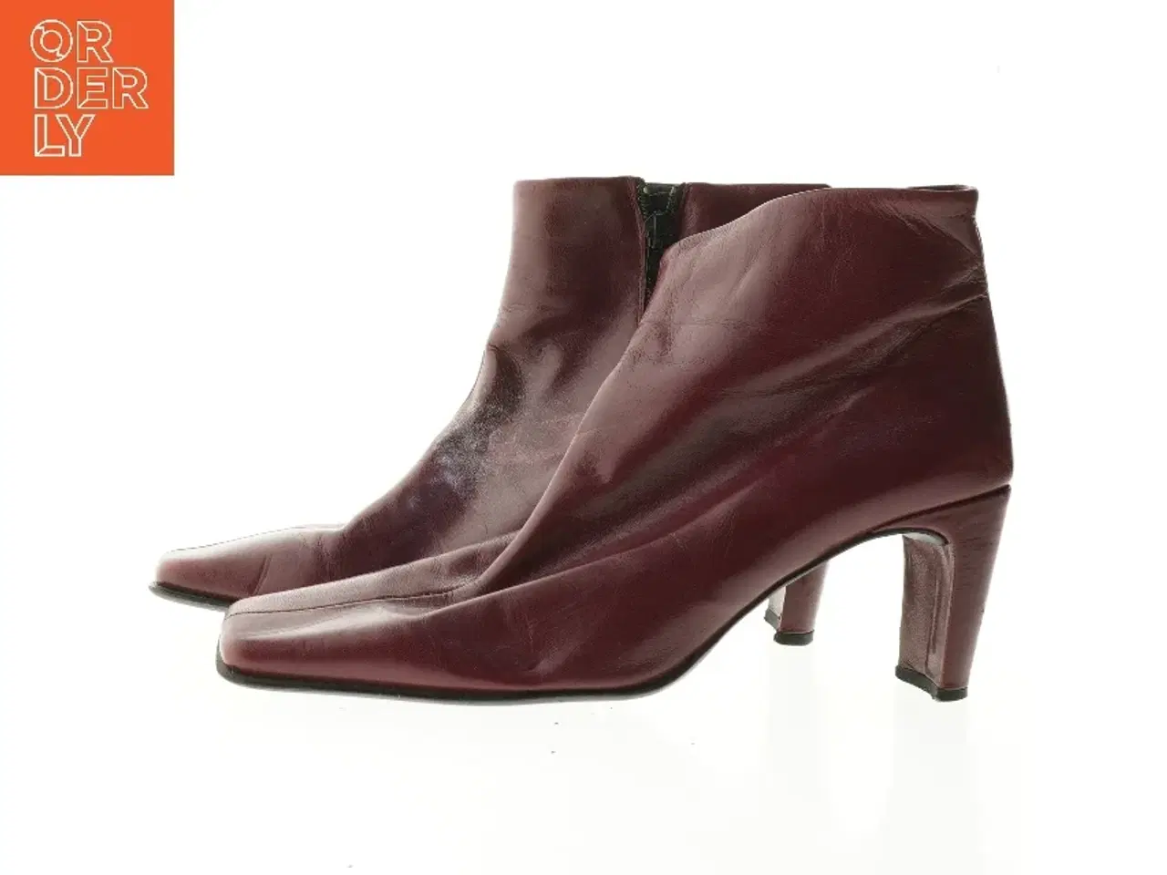 Billede 2 - Burgunderfarvede ankelstøvler fra Pye Concept (str. 39)