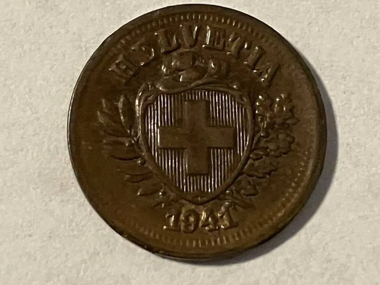 Billede 1 - 1 Rappen Switzerland 1941