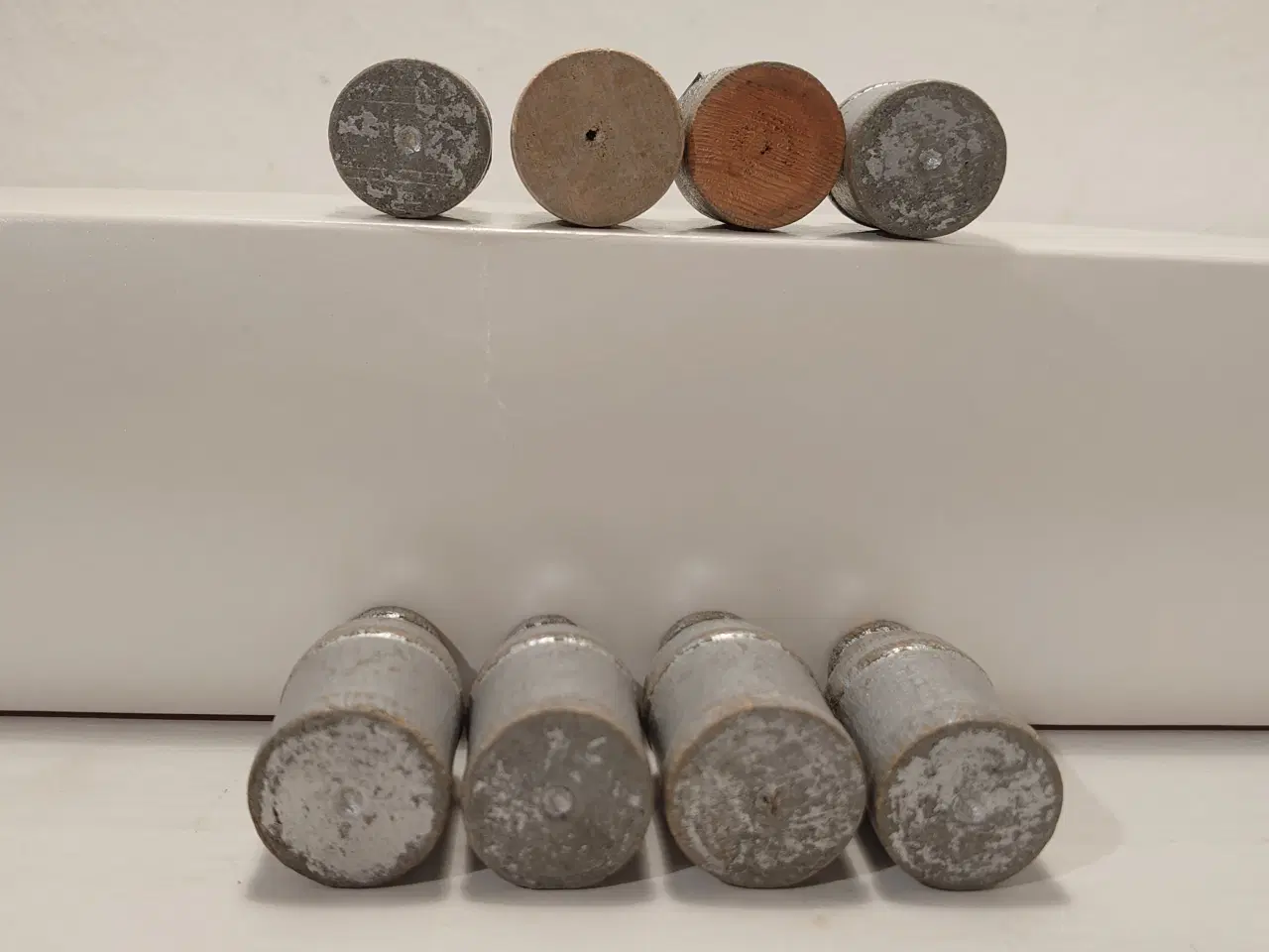 Billede 4 - Fængselslegetøj/Lego! 8 stk mælkejunger i træ.