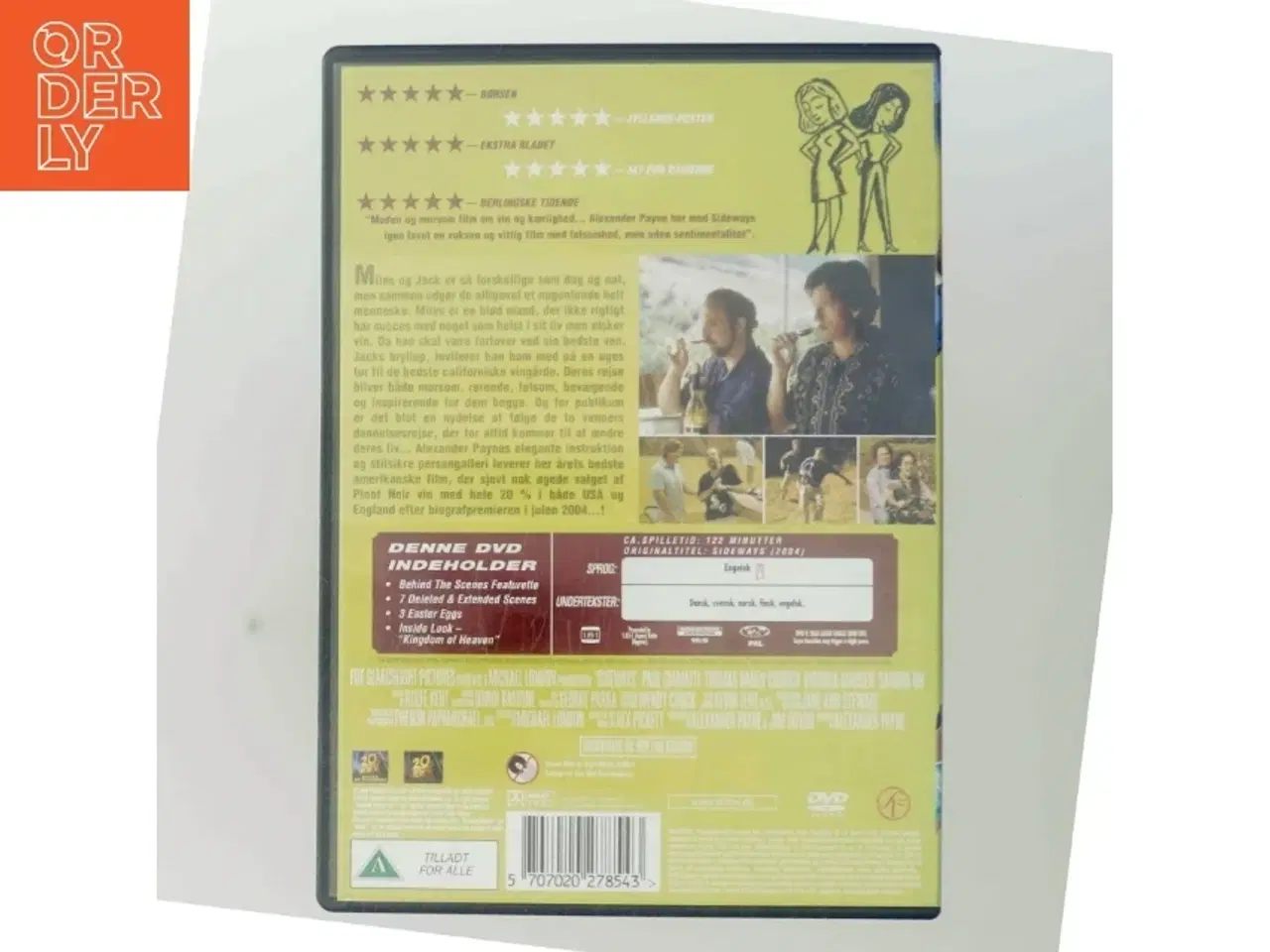 Billede 3 - Sideways med Paul Giamatti (DVD)