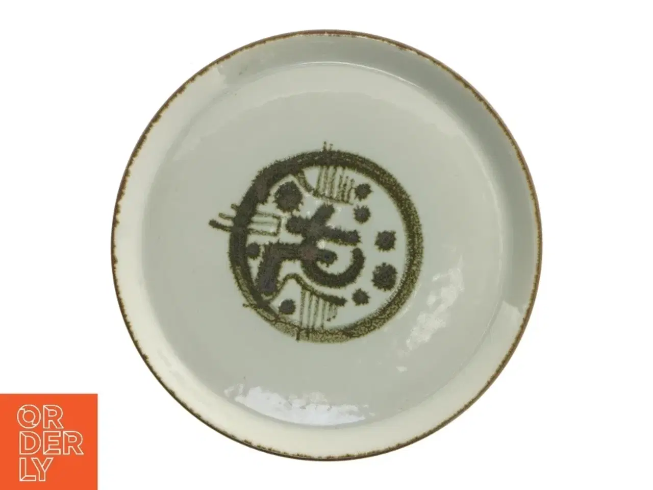 Billede 1 - Håndmalet Thule keramik serveringsfad fra Desire (str. O 27 cm)