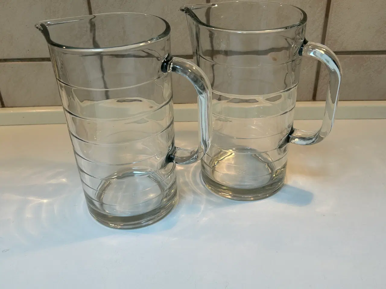 Billede 1 - 2 stk. Glaskander