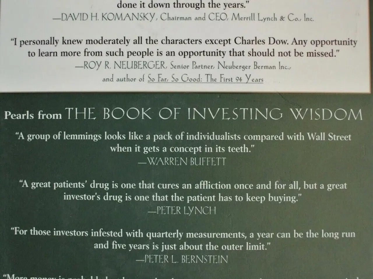 Billede 4 - the book of investing wisdom, edited by peter kras