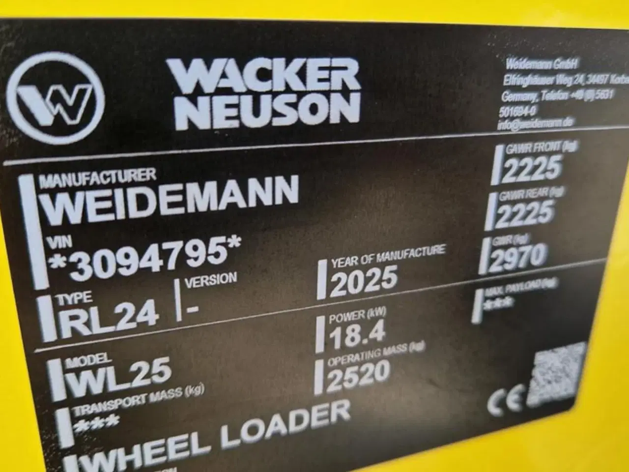 Billede 13 - Wacker Neuson WL25