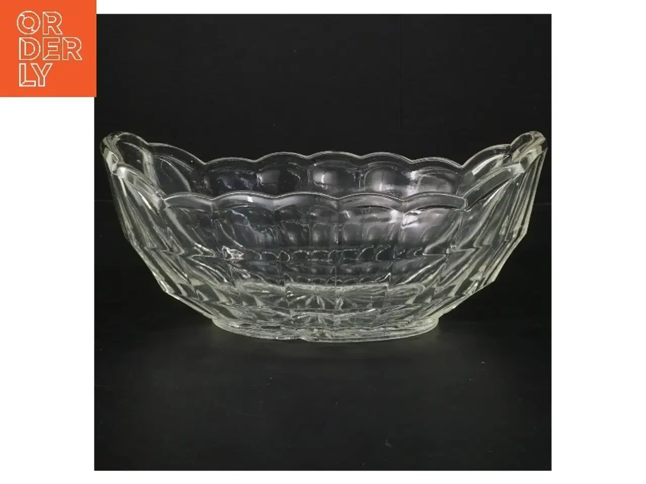 Billede 1 - Glasskål (str. 25x14 cm)