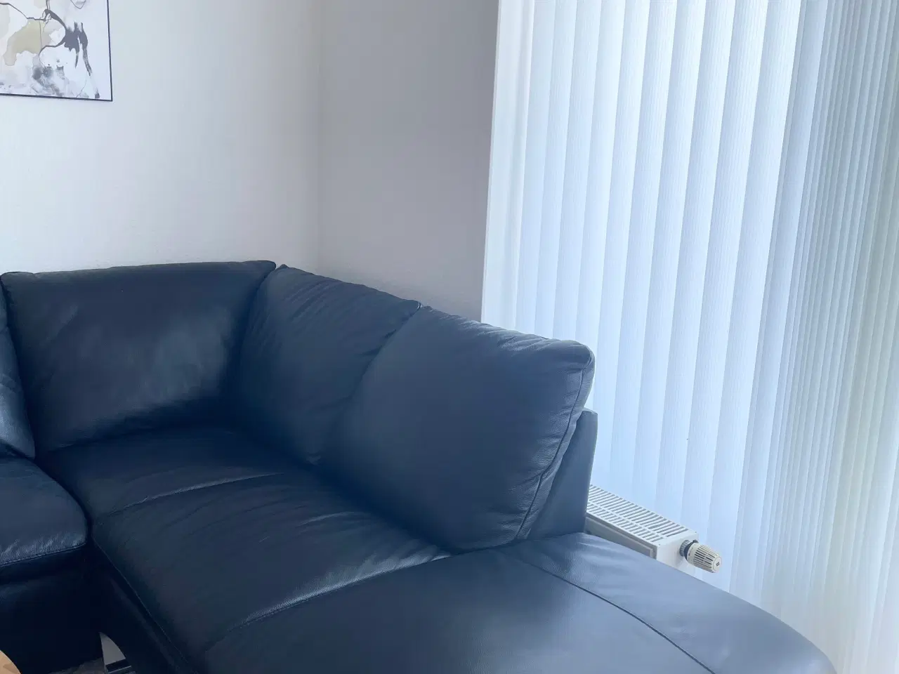 Billede 4 - Sofa i sort læder fra ILVA