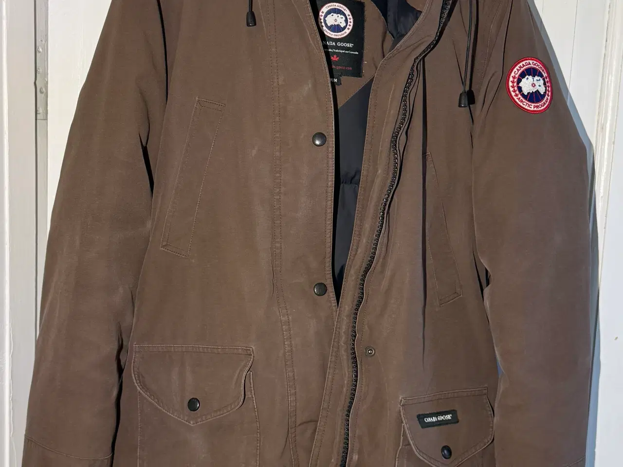 Billede 1 - Canada Goose Parka – Str. M – Brun – ægte model, g