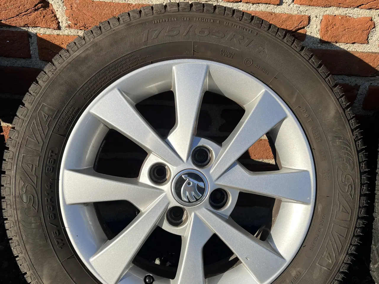 Billede 5 - 4x100 14” fælge med sommerdæk