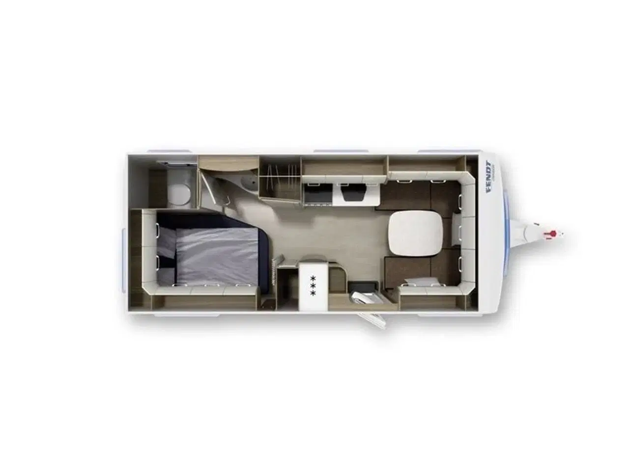 Billede 22 - 2018 - Fendt Tendenza 515 SF   Fendt Tendenza 515 SF årg. 2018. Mover 4 sovepladser, 5 siddepladser.