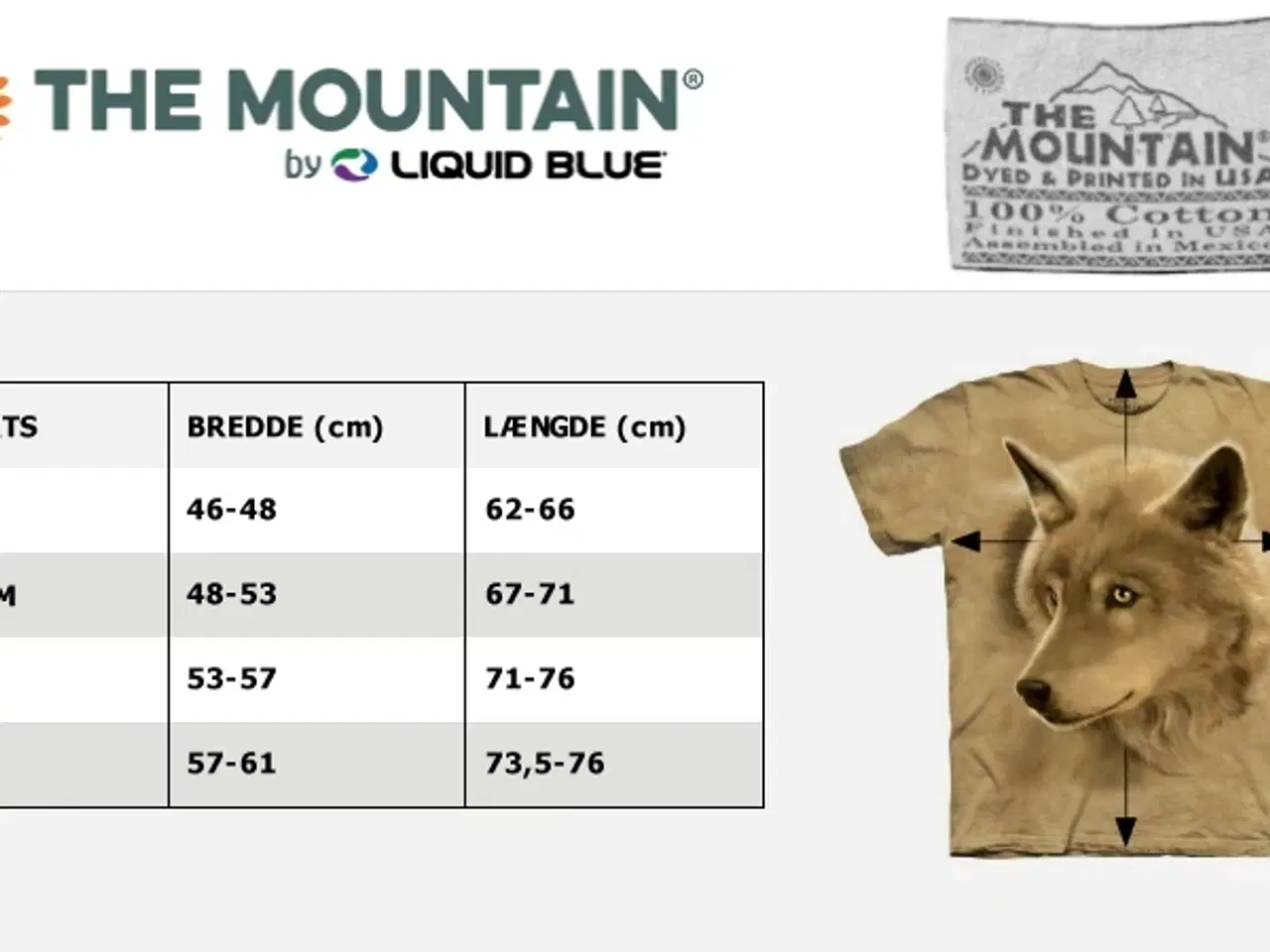 Billede 8 - The Mountain ulve T-shirts i flere str.