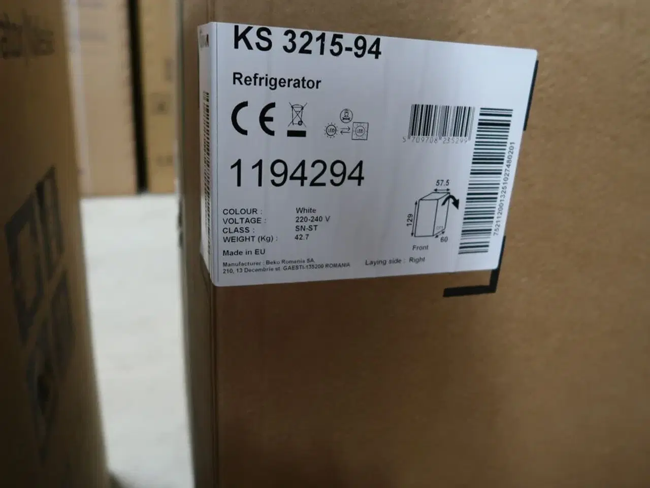 Billede 2 - Køleskab GRAM KS 3215-94