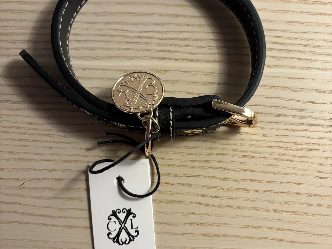 Billede 1 - Læder halsbånd 